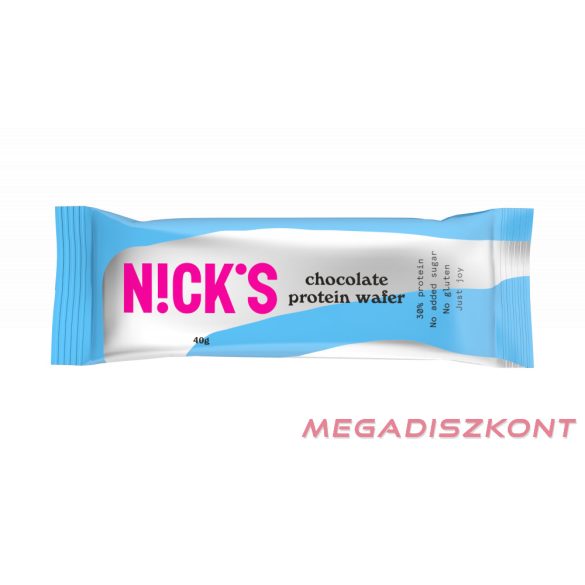 Nick's fehérjés ostyaszeszelet 40g - CSOKIS (24 db/#)