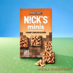   Nick's Minecraft minis vegán mogyorós csoki 8x20g (6 db/#)