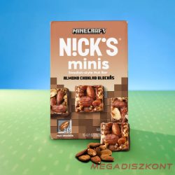   Nick's Minecraft minis vegán mandulás csoki 8x20g (6 db/#)