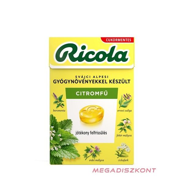 Ricola 40g - Citromfű (10 db/#)