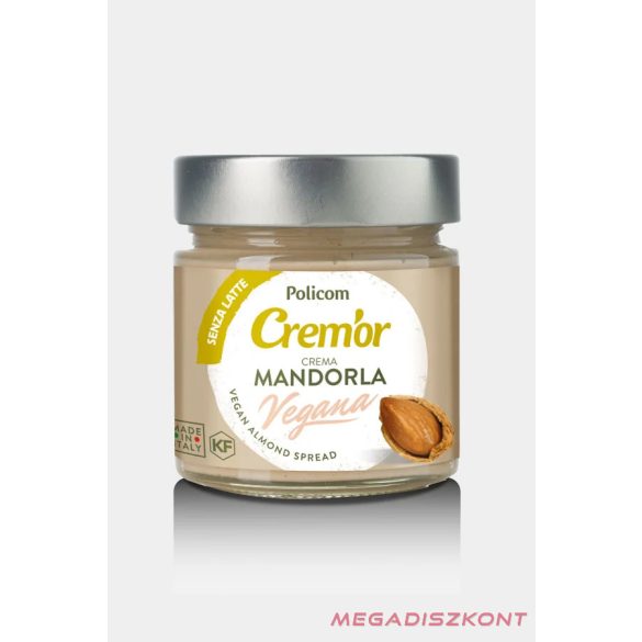 Crem'or vegán mandulakrém 20% 240g (12 db/#)