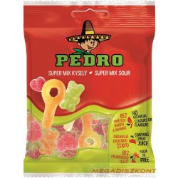 Pedro gumicukor 80g - Super Mix sour (20 db/#)