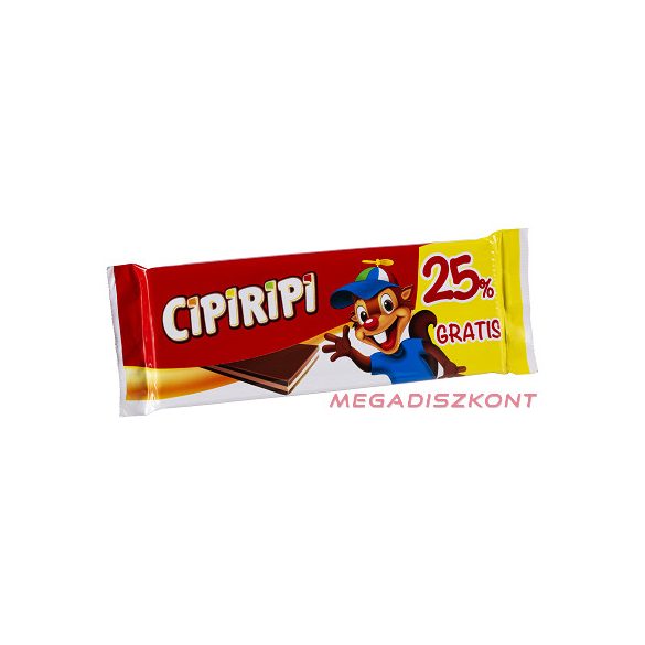 CIPIRIPI tejszelet 80g + 25% GRATIS (40 db/#)