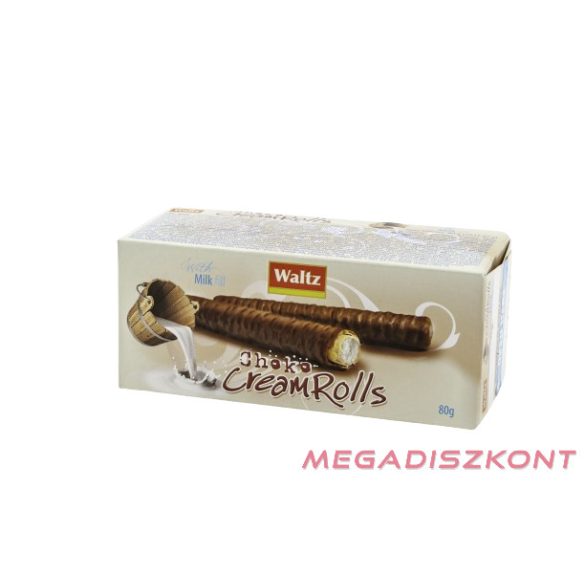 Waltz Choco Rolls 80g - Tejkrémes roletti (12 db/#)