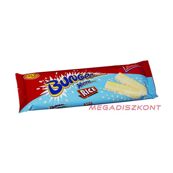 Bungee fehércsokis szelet puffasztott rizzsel 120g (30 db/#)