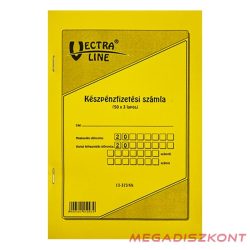   Nyomtatvány készpénzfizetési számlatömb  VECTRA-LINE 50x3 álló 1 áfás