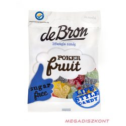 DeBron gumicukor 90g - POKERFRUIT (12 db/#)