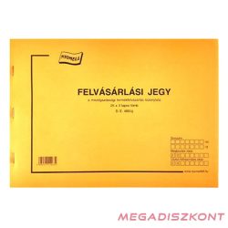 Nyomtatvány felvásárlási jegy mezőgazdasági A/4 25x3