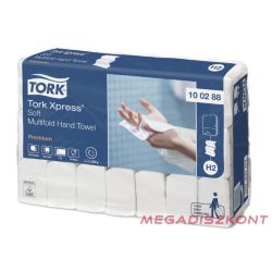  Tork 100288 Xpress® Soft Multifold kéztörlő, fehér, H2 rendszer, 2 réteg, 110 la