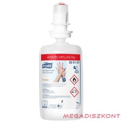   Tork 520101 alkoholos kézfertőtlenítő hab, átlátszó, S4 rendszer, 950 ml, biocid