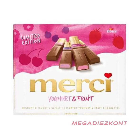 Merci desszert 250g - Yoghurt&Fruit (10 db/#)